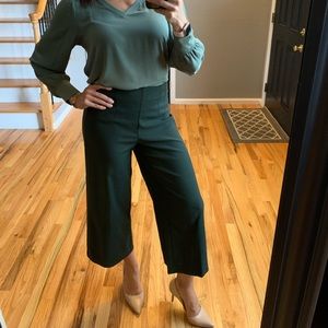 Ann Taylor Loft Cropped Wide Leg Pants